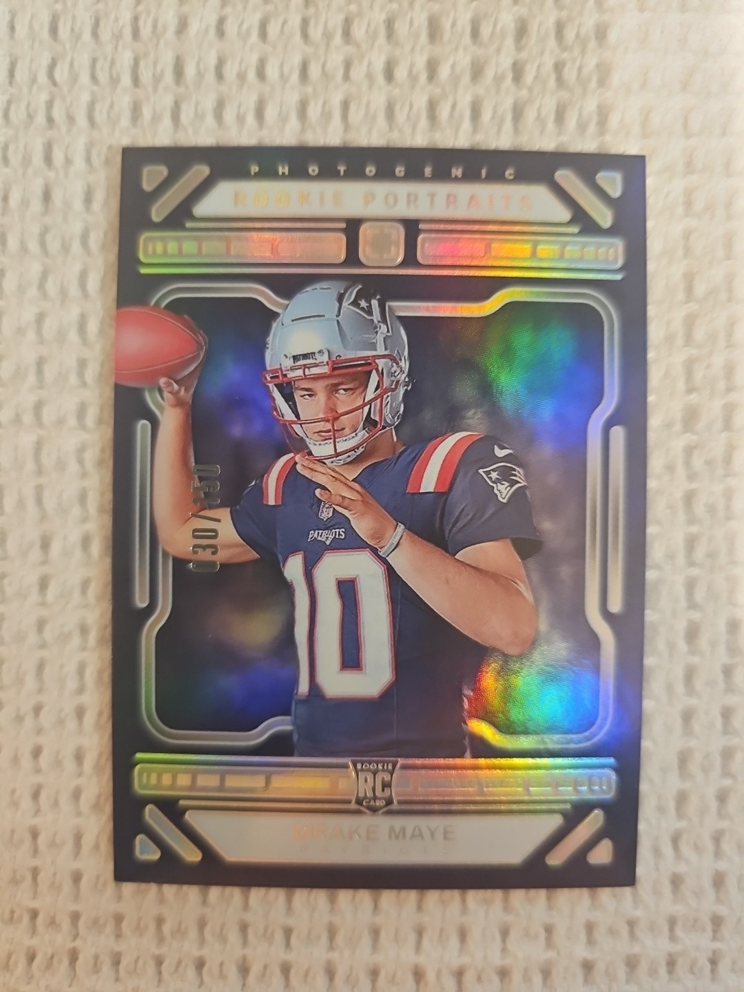 2024 Panini Photogenic - Rookie Portrait Drake Maye #194 Silver /150 (RC)