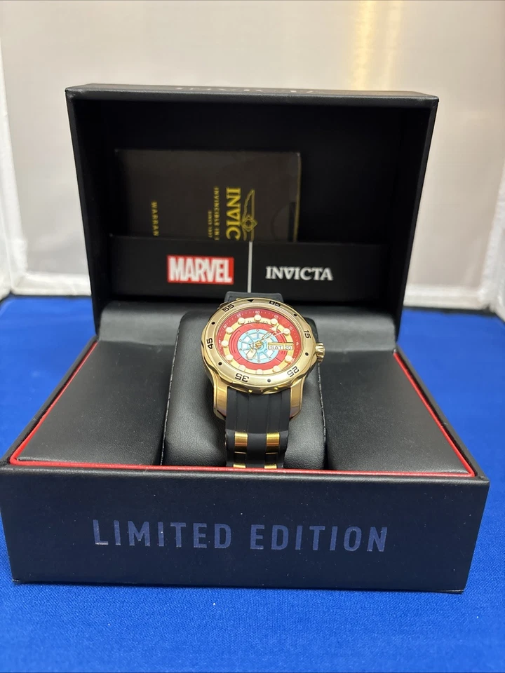 Invicta Marvel 25702 “Tony Stark Lady” Quartz 38 mm Stainless Watch #35/3000 - Image 2 of 4