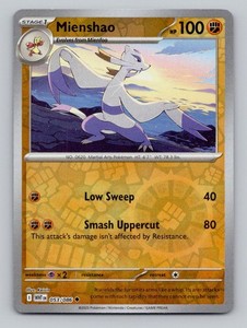 Reverse Holo Mienshao #053/086 Uncommon SV: White Flare Pokemon