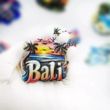 Indonesia Bali Tourist Souvenir 3D Resin Refrigerator Fridge Magnet Craft Gift