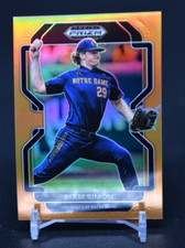 Liam Simon 2022 Prizm Draft Picks Baseball Neon Orange #PDP166 /50 Notre Dame RC