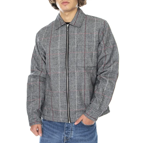 Obey Men's Shirt Jacket Menace Black/White/Red Size M NWT Shepard Fairey image 7