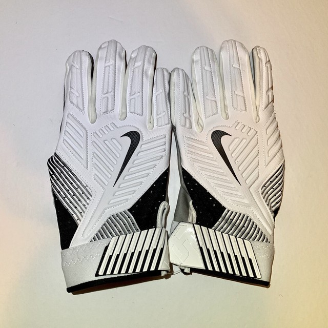 Nike NFL Padded Lineman Gloves NEW Size 4XL XXXXL White Fast Shipping