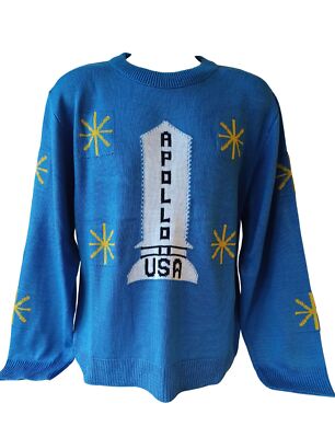 Apollo 11 USA Adult Sweater Danny Torrance Shining Movie Knit Moon