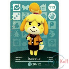 Carte Amiibo Animal Crossing 113 Marie / Isabelle Holo [EUR] Série 2 Near Mint
