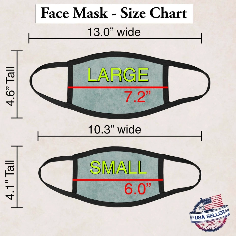 Custom Funny red Lips Design Personalized FACE MASK COVER Reusable Covering - Image 2 of 2