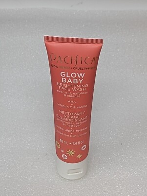 Pacifica Glow Baby Brightening Face Wash 1.4 oz Travel Size