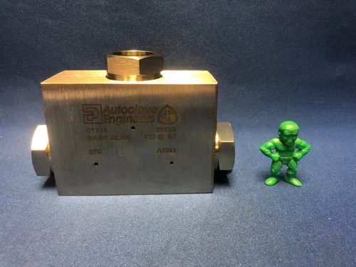 Parker Autoclave CTX16 Medium Pressure Tee Fittings