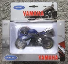NIB WELLY 1/18 DIECAST 2008 YZF R1 BLUE YAMAHA MOTORCYCLE REPLICA MINIATURE