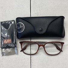Ray Ban RB5406 8171 Brown on Transparent Eyeglasses 54-18-145