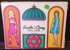 VINTAGE BARBIE FRANCIE & CASEY DOLL STORAGE DOLL CASE W/POCKETS MEATTEL 1966