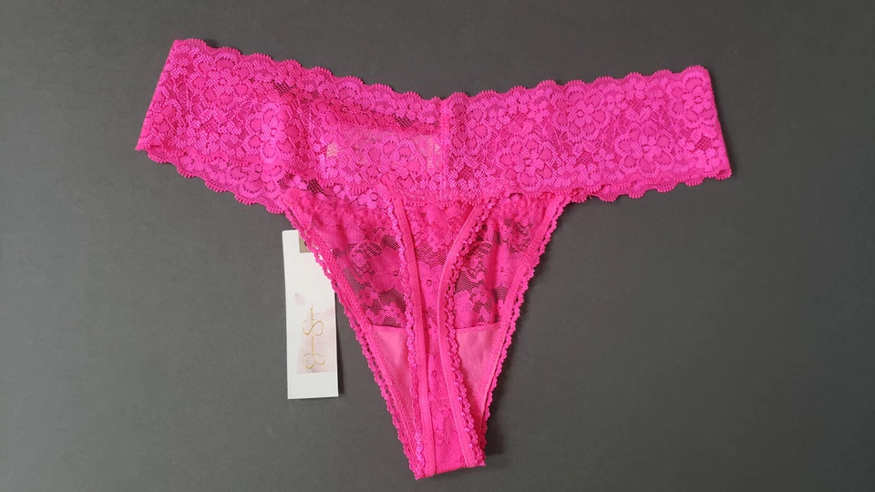 Lote FLIRTY Bragas de Encaje Rosa y Azul MEDIANAS Rue 21 Tarea Jessica Simpson Nuevas con Etiquetas Foto 3 de 4