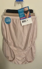 Radiant by Vanity Fair Women's Comfort Stretch Hi-Cut Panties 3Pk Sz 5XL/12