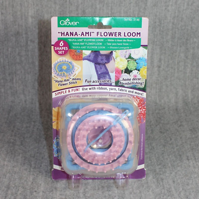 CLOVER HANA-AMI Flower Loom Knitting Set Crafter Make It Projects Japan 2009 New