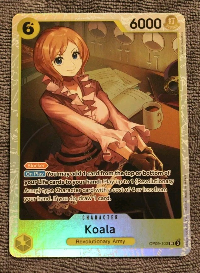 Koala OP09-103 Super Rare Foil Emperors in the New World One Piece Mint NM