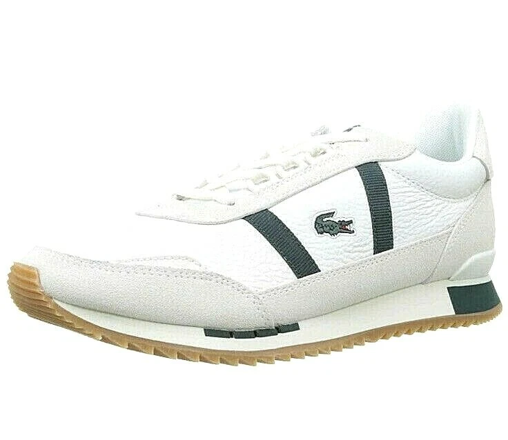 New Women s Lacoste Partner Retro 319 1 SFA Trainers Off White Grey Size UK 4