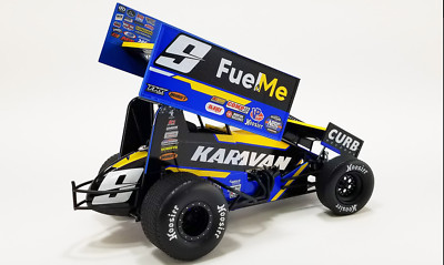 Kasey Kahne #9 Karavan / Fuel Me 2022 Winged Sprint Car 1:18 scale