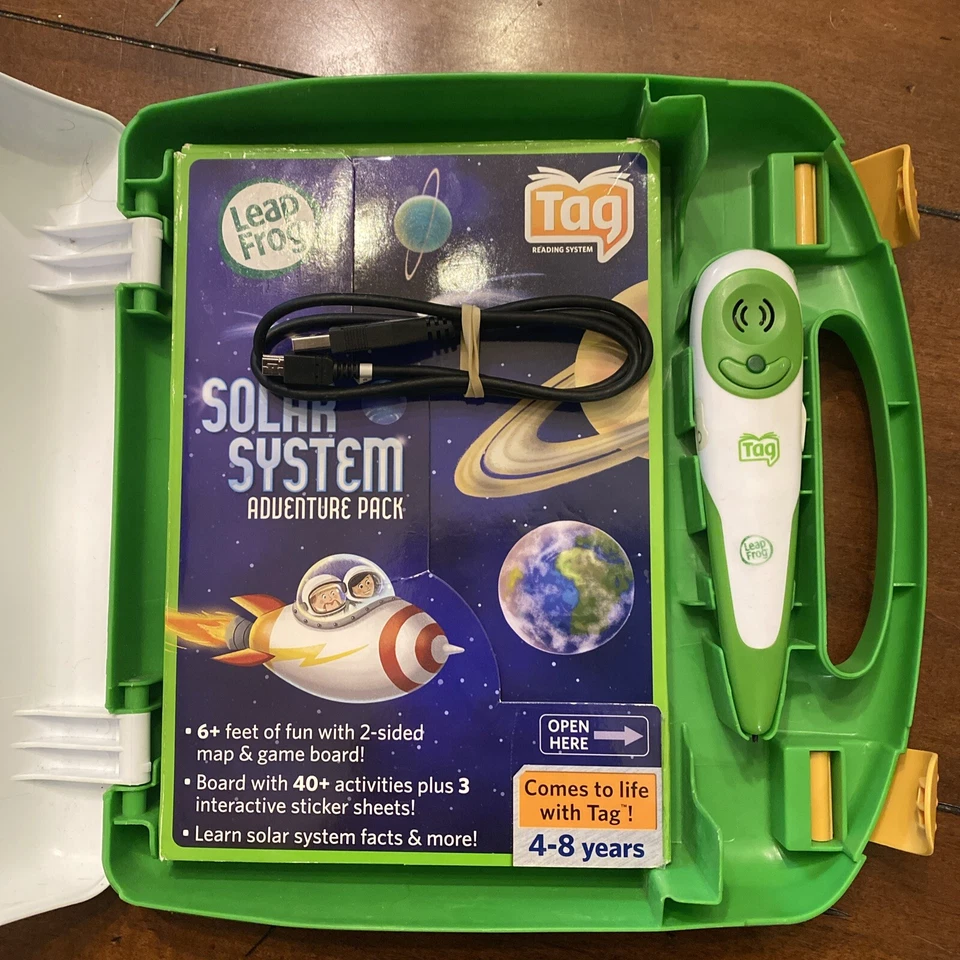 Leapfrog Tag Learning System Pen, Case And Solar System Pack Beauty Beast Tested - Image 2 of 4