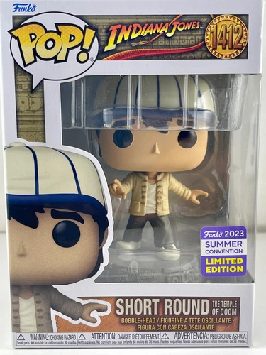 Funko Pop! Indiana Jones TEMPLE OF DOOM SHORT ROUND 2023 Summer Exclusive #1412