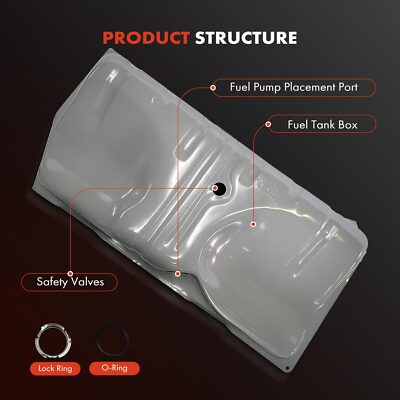 13 Gal Fuel Tank for Dodge Rampage 82-84 Charger 83-87 Omni 78-87
