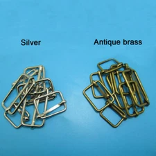 Metal Sliding Bar Strap Adjuster Buckles Webbing Slider 20mm 25mm 32mm 38mm