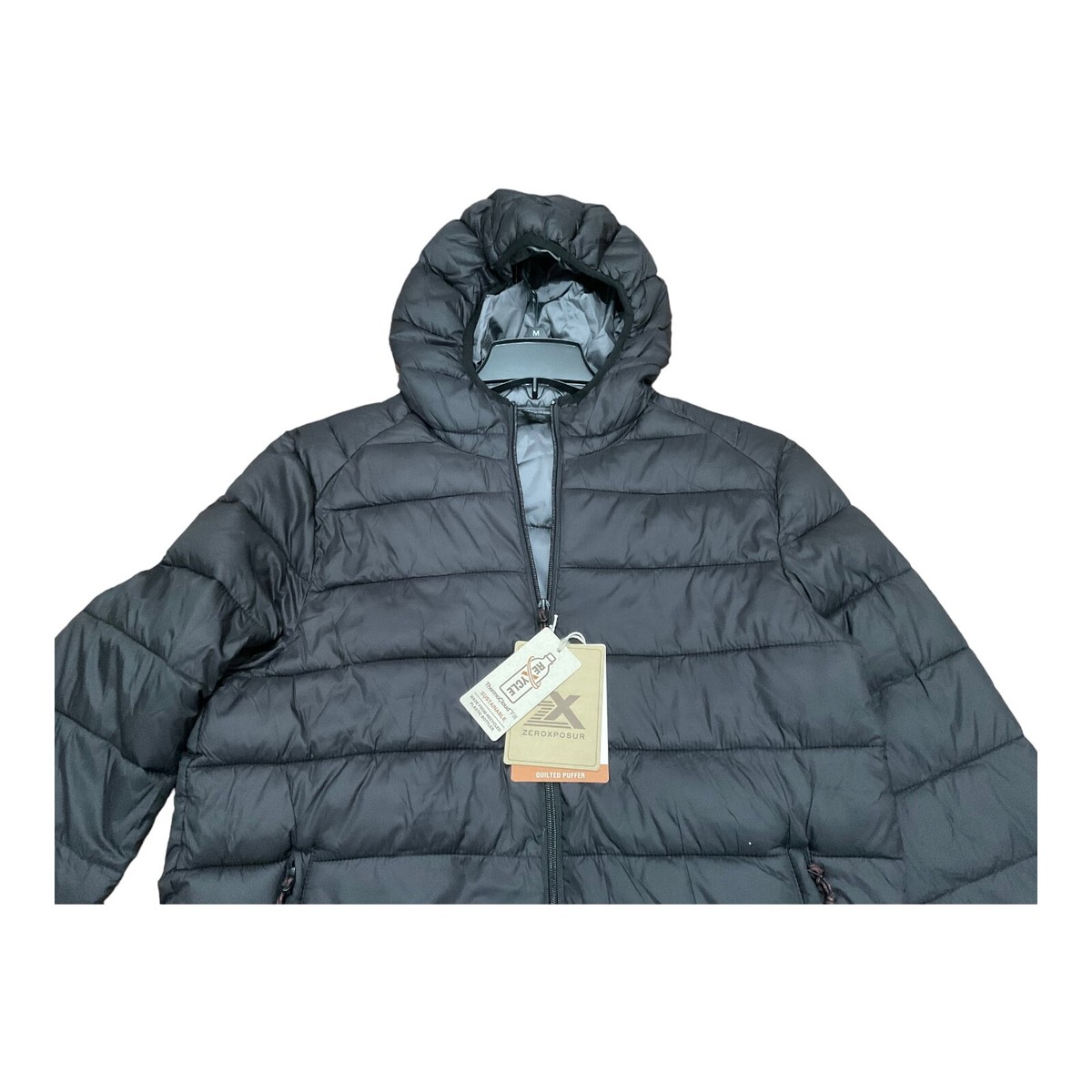 Man's M Black ZeroXposur Puffer jacket | eBay