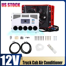 12V Truck Cab Air Conditioner For Semi Trucks Bus RV Caravan Split AC