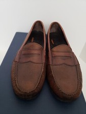 Cole Haan leather slip on penny loafer, color brown, size 10M 