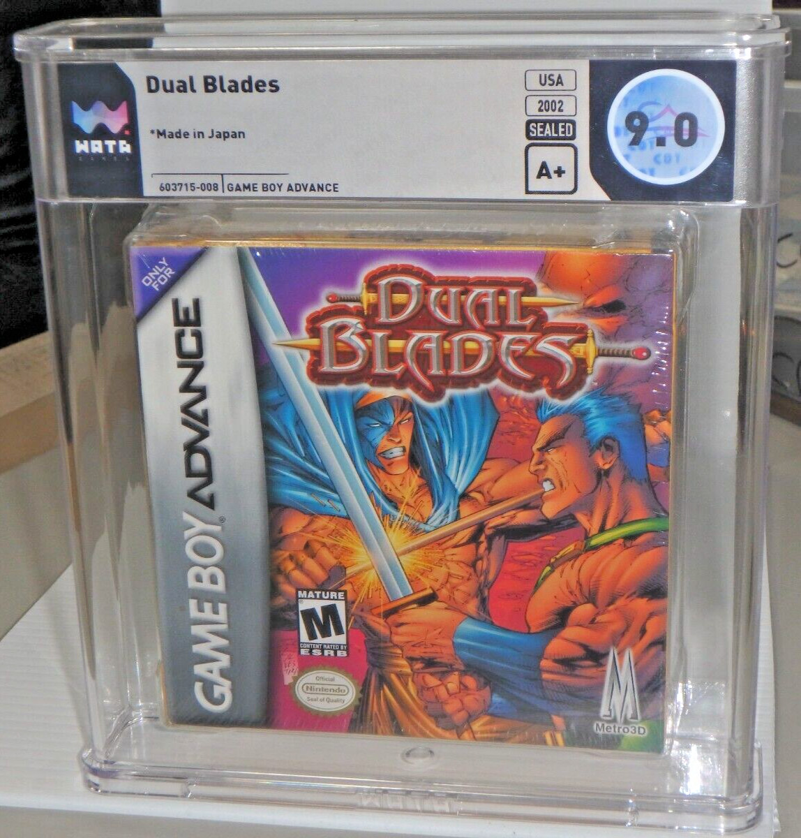 Nintendo Game Boy Advance GBA - Dual Blades - Sealed Graded WATA 9.0