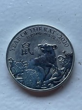 THE LUNAR YEAR OF THE RAT – 2020 1oz Silver Bullion £2 Coin .999 Fine Silver