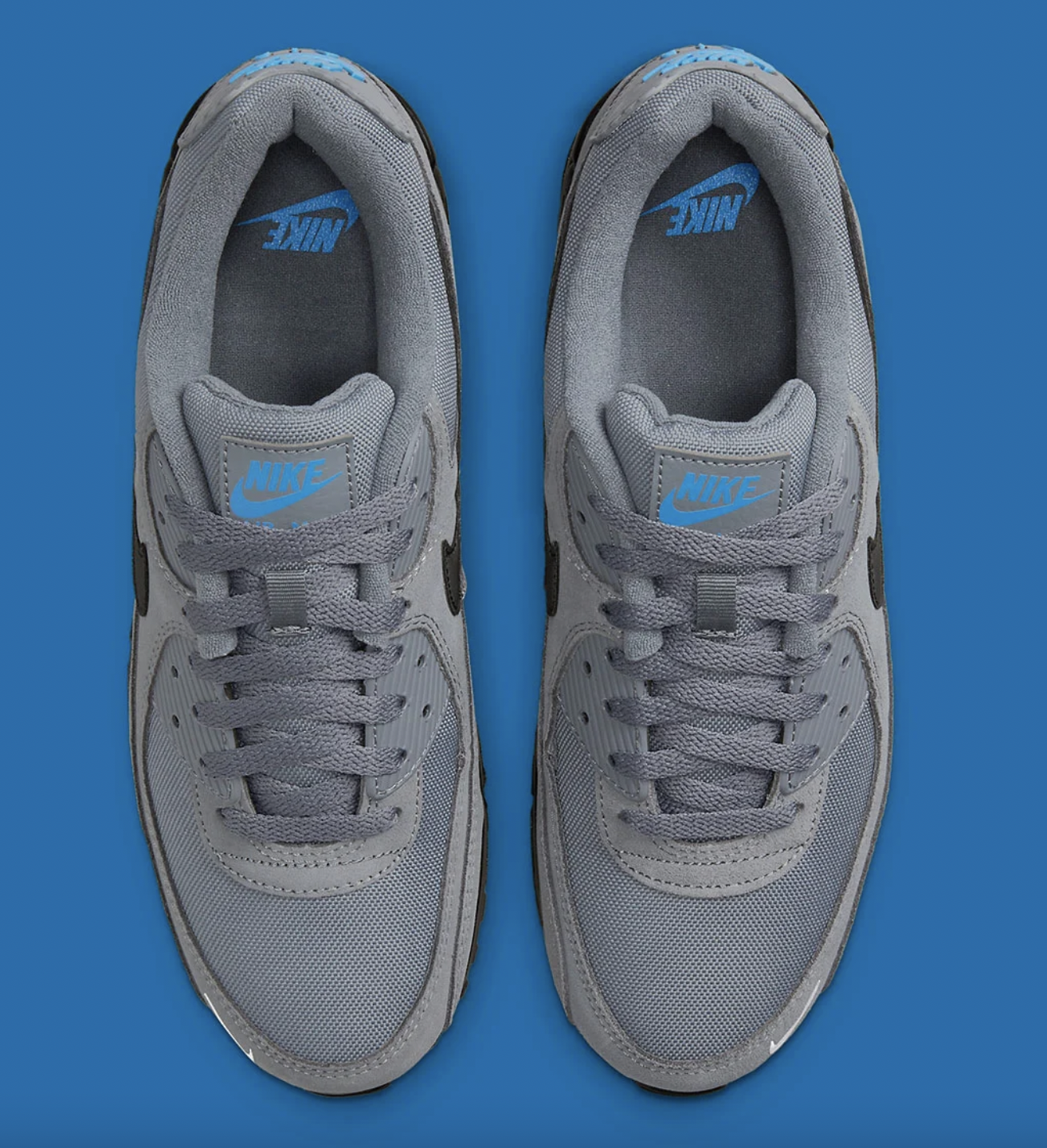 grey blue air max 90