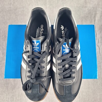 Adidas Samba OG Black White Gum Sneakers B75807 Men's Size 8 1/2