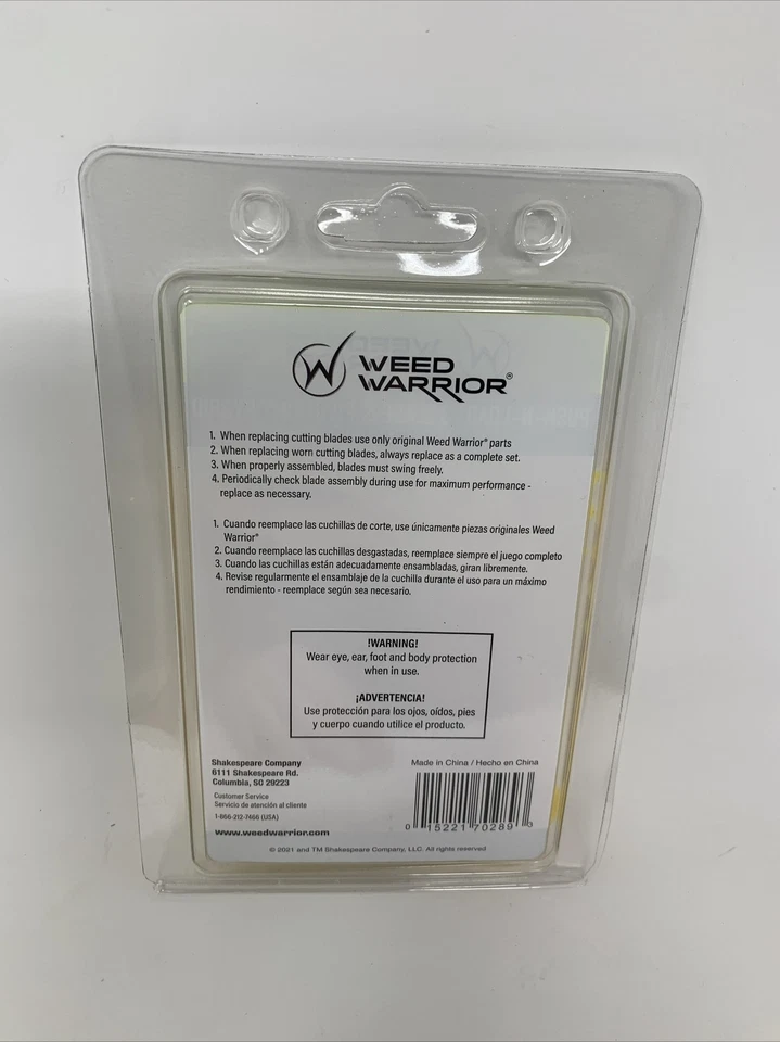 Weed Warrior Push-N-Load 3 Blade & Pivotrim Hybird Replacement Blades 12 Pack - Image 2 of 2