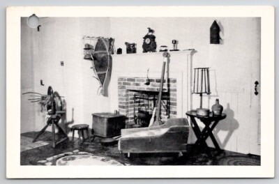 North Oxford Massachusetts Clara Barton Old Kitchen Interior View Postcard C28