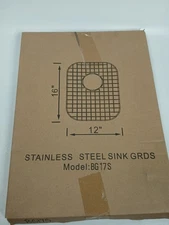 Stainless Steel Kitchen Sink Bottom Grid, Rack (12" x 16") BG17S