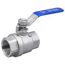 5 Pcs, 1/4" Stainless Steel, Ball Valve SS 304Q, WOG 1000, Full Port