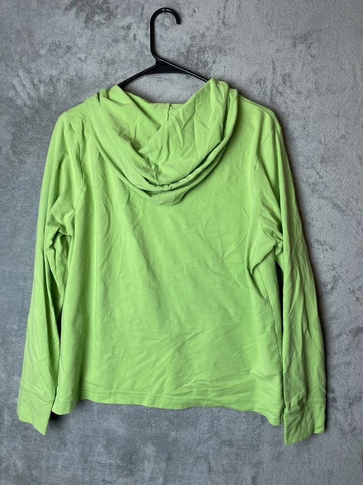 Толстовка с капюшоном женская Danskin Now XL зеленая хлопковая смесь - Изображение 3 из 4