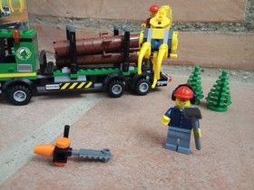 RARE LEGO CITY 60059 BOX-FOREST TRUCK-LOGGERS-2014-BOX+NOTICE-COMPLETE-