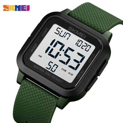 Fashion Men's Sports Watch LED Large Digital Waterproof Multifunction Wristwatch