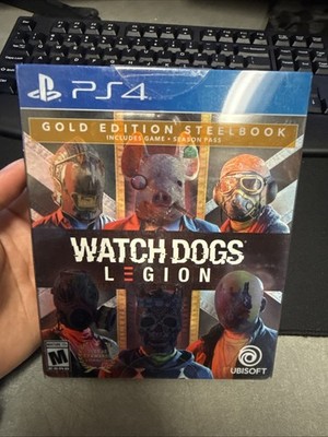 Watch Dogs: Legion Gold Edition Steelbook Playstation 4 PS4 Brand New Sealed!