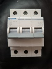 Terasaki -107662 Miniature Circuit Breaker, 3 Pole, 10KA, C Type, 63A 3M TD3 MAA