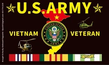 US Army Vietnam Veteran 3x5 Flag-201S
