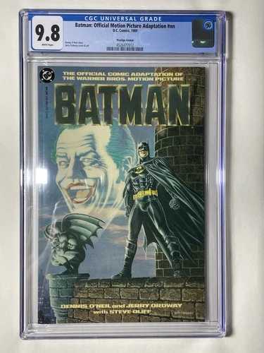BATMAN MOVIE ADAPTATION PRESTIGE EDITION (DC, 1989) CGC Graded 9.8 ~ White Pages