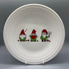 Fiesta Gnome My Heart Luncheon Plate | Fiestaware White Lunch | Valentine's Day