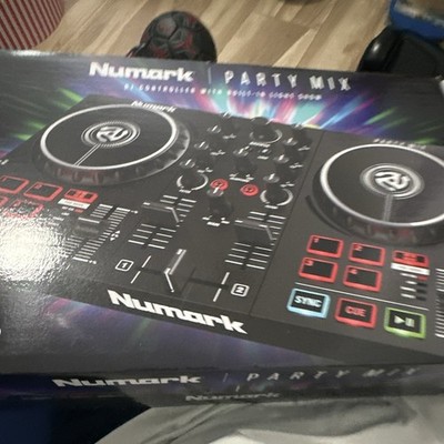 Numark Party Mix DJ Controller Built-In Light Show Serato DJ Lite 2-Deck USB