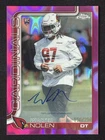 2025 Topps Chrome Walter Nolen Pink Lava Refractor (RAW)