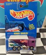 Hot Wheels 1994 Mainline 238 Hiway Hauler Delivery Truck PURPLE BW 4642 NHWT