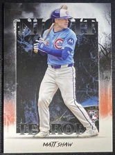 Matt Shaw #NT-20 Night Terrors (RC) - 2025 Topps Update Series