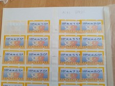ATM Deutschland, Michel 3.1, 27 ATM  xx aus 5 - 220, alle mit Nummer