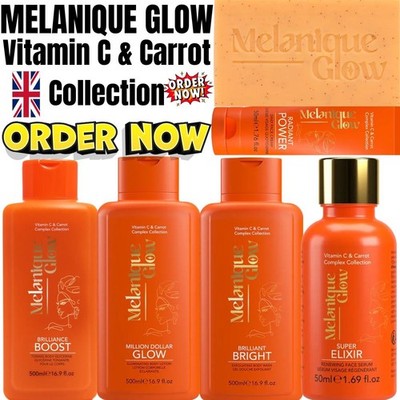 Melanique Glow Body Boost - Waschen - Lotion - Serum - Seife - Creme UK Verkäufer
